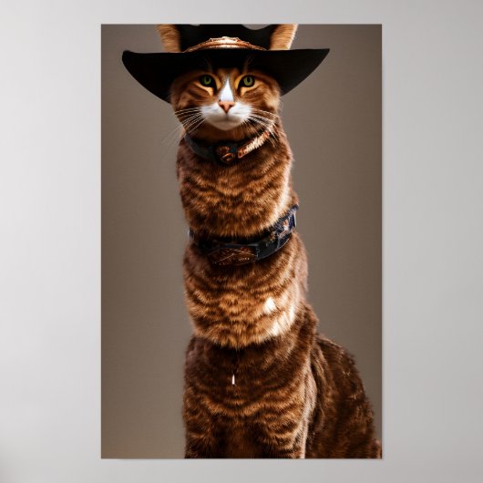 Perfecte Cowboy: Feline Frontier Adventure Poster (Voorkant)