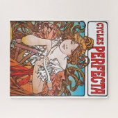 Perfecte cycli Alphonse Mucha Art Nouveau Legpuzzel (Horizontaal)