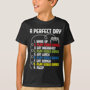 Perfecte Dag - Grappige Gaming Gamer Videospel 1 T-shirt