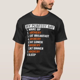 Perfecte dag Mannen voor dames meisjes jongens T-shirt