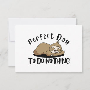 Perfecte dag om niets te doen