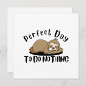 Perfecte dag om niets te doen kaart (Voorkant / Achterkant)