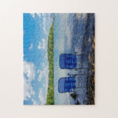 Perfecte dag op het meer legpuzzel (Verticaal)