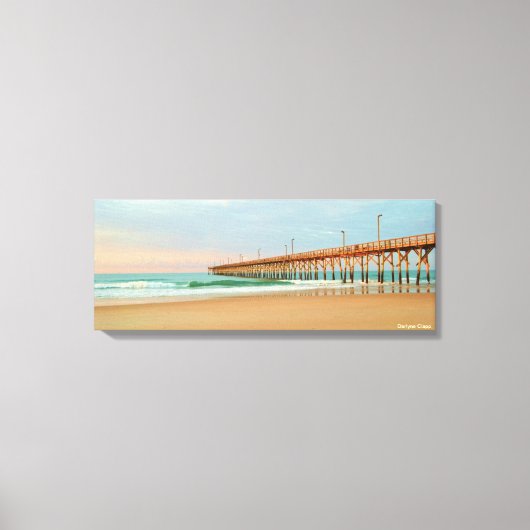 Perfecte dag op Topsail Island Canvas Afdruk (Voorkant)