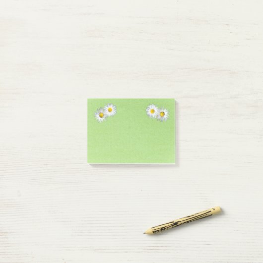 Perfecte Daisy Post It Notes (Op bureau)