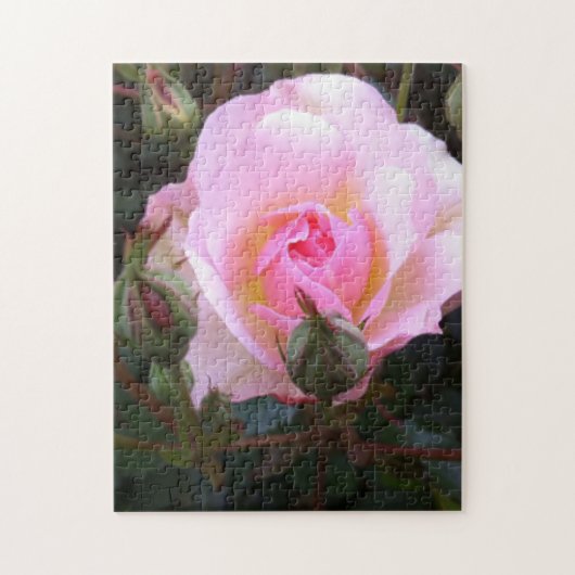 Perfecte Engelse Roos Legpuzzel (Verticaal)