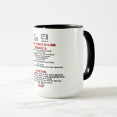 Perfecte geschenk/perzik schoenmaker in een Mok (Voorkant rechts)