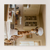 Perfecte Giraffe Gepersonaliseerd Legpuzzel (Horizontaal)