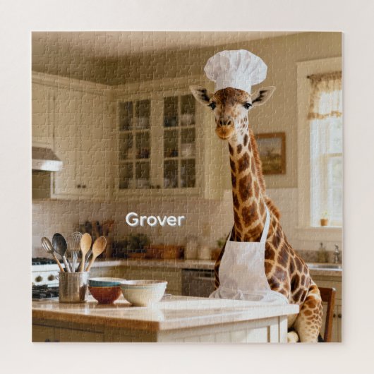 Perfecte Giraffe Gepersonaliseerd Legpuzzel (Verticaal)