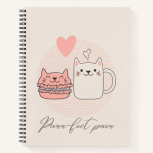 Perfecte kat traktaties notitieboek