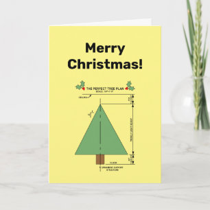 Perfecte Kerstboom Kerstkaart Bedankkaart