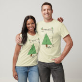 Perfecte kerstboom t-shirt (Unisex)