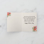 Perfecte liefde in je liefde Moederdag Kaart zus (Binnen)