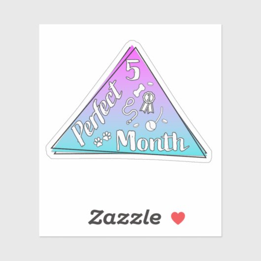 Perfecte maand Sticker - mei (Vel)