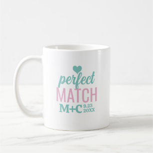 Perfecte Match Bachelorette Douche Bruiloft Koffiemok