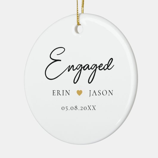 Perfecte match! Elegant, eenvoudig Keramisch Ornament (Links)