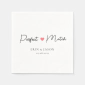 Perfecte match! Elegant, eenvoudig Servet (Voorkant)