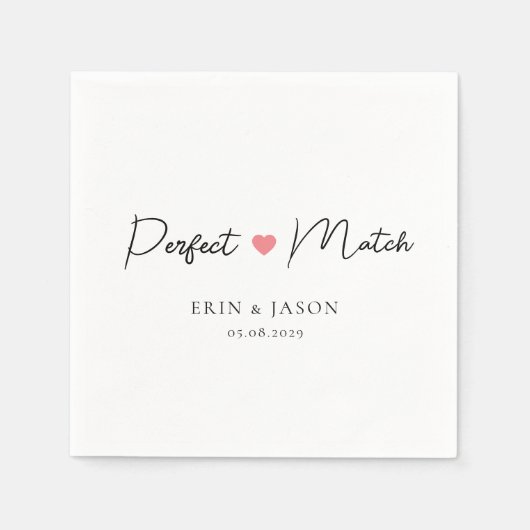 Perfecte match! Elegant, eenvoudig Servet (Voorkant)