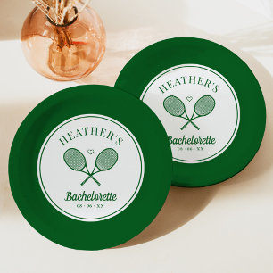 Perfecte Match Laatste Swing Tennis Bachelorette Papieren Bordje