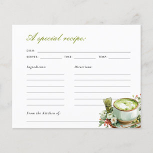 Perfecte Matcha Bruiloft Borrel Recept Kaart