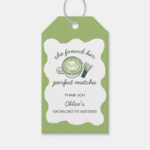Perfecte Matcha Groene Theekop & Garderobe Juffert Cadeaulabel (Voorkant)