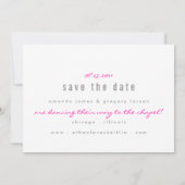 Perfecte Mengeling sparen de Datum Save The Date (Achterkant)