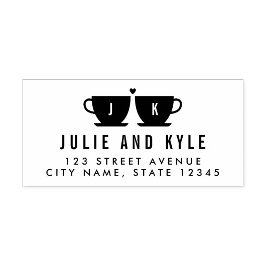 Perfecte mix gepersonaliseerde rubberen stempel (Design)