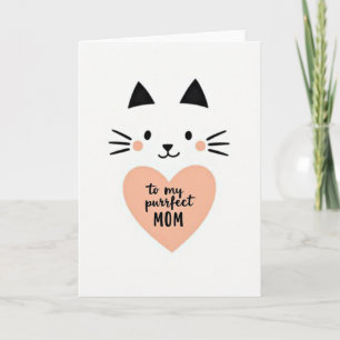 Perfecte Moeder Liefde Kat Kaart