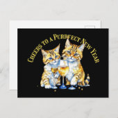 Perfecte nieuwjaarskatten briefkaart (Voorkant / Achterkant)