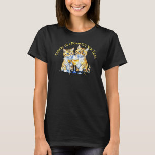 Perfecte nieuwjaarskatten t-shirt