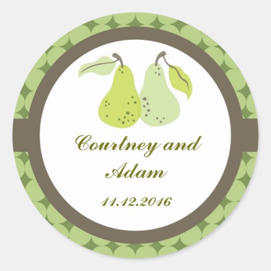 Perfecte Pair Favor Sticker (Voorkant)