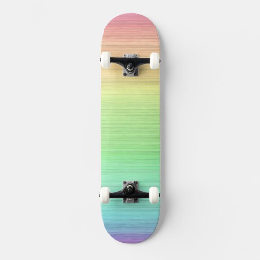 Perfecte pastel Rainbow Board Skateboard (Voorkant)