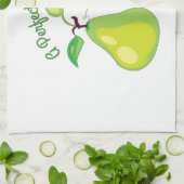 Perfecte peren theedoek (Gevouwen)