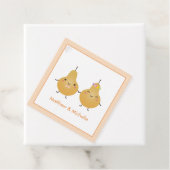 Perfecte perenbruid en bruinbruidbruid voor de Car Bedankjes Labels (In situ)