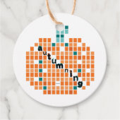 Perfecte pompoenen = herfst bedankjes labels (Voorkant)