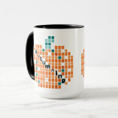 Perfecte pompoenen = herfst mok (Voorkant links)