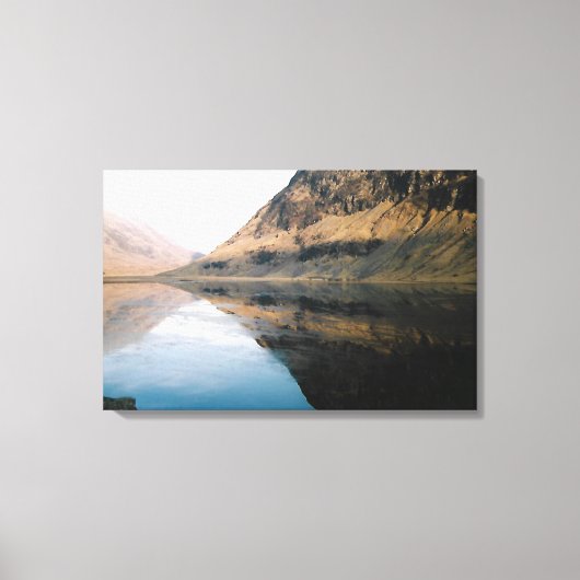 Perfecte reflecties canvas afdruk (Voorkant)