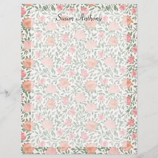 perfecte roze en doorschijnende Rozen papier (Voorkant)