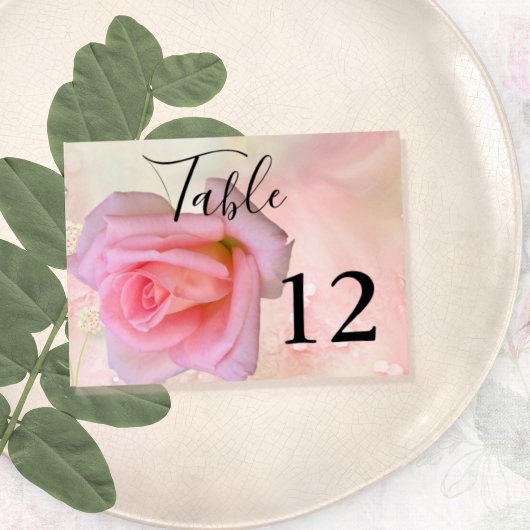 Perfecte roze Kaart voor weddenschappen met rozen