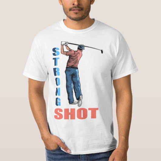 Perfecte staking, golfglorie t-shirt (Voorkant)