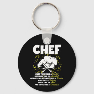 Perfecte statement Chef voor elke kokende connoiss Sleutelhanger