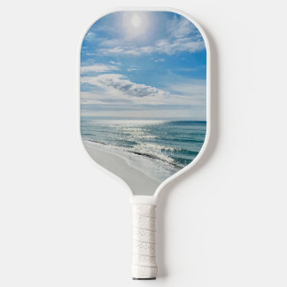 Perfecte strand Day Mijn gelukkige kustplaats Pickleball Paddle