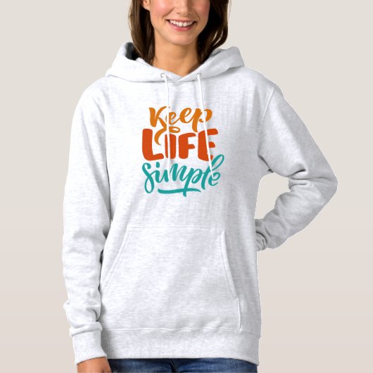 Perfecte tekst Motivatie Citaten Hoodie (Voorkant)