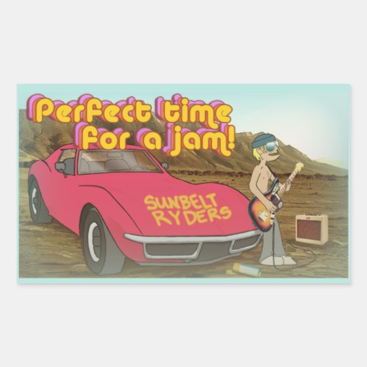 Perfecte tijd voor een jam! Stickers (Voorkant)