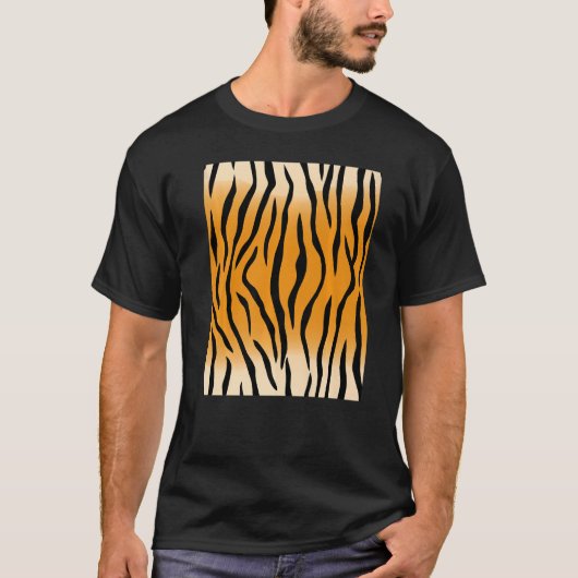 Perfecte tijgerstrepen t-shirt (Voorkant)