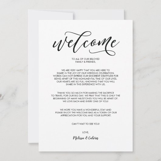 Perfecte Trouwdag Tijdschema / Reisdocument kaart (Achterkant)