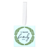 Perfecte vakantie Keepsake  gepersonaliseerd Kubus Ornament (Voorkant)