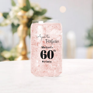 Perfecte Verjaardag voor Mannen van 60 Blikvorm Glas