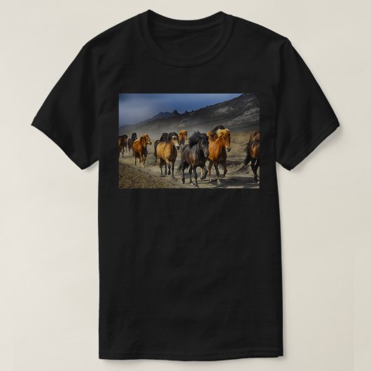 Perfecte weergave van paarden t-shirt (Design voorkant)