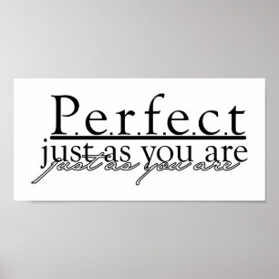 Perfecte Word Art Poster